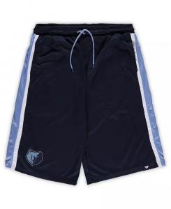 Мужские шорты Memphis Grizzlies Big and Tall Referee Iconic Mesh Shorts Fanatics