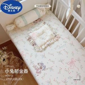 Disney Простыня на резинке 120х60 см, хлопок, детская, рисунок Little Rabbit Tulip