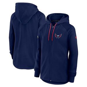 Женская куртка-толстовка Washington Capitals Authentic Pro Rink Fleece на молнии Fanatics