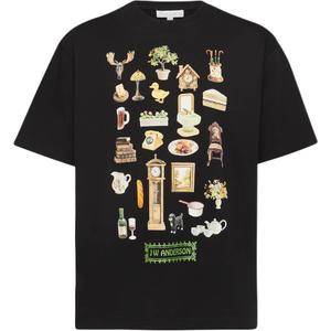 Футболка с принтом Diorama JW Anderson, черный