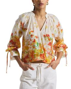 Блузка Milon из органзы Derek Lam 10 Crosby, белый