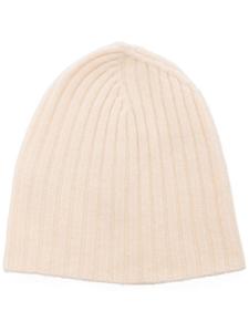 Jil Sander шапка бини в рубчик, серый