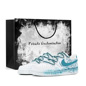 Nike Кроссовки для скейтбординга Court Vision 1 Bamboo Mirror Abrasion Resistant Low top, унисекс, бирюзовый цвет