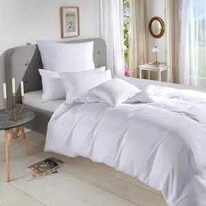 Наволочка Dream Sleep Uni Lyocell Lyocell Bedding (односпальная) 40x40 см, белая Traumschlaf