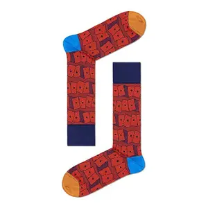 Носки Happy Dressed Cards long, красный