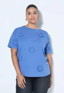 Футболка с принтом в виде кругов Studio Untold, Pigeon Blue