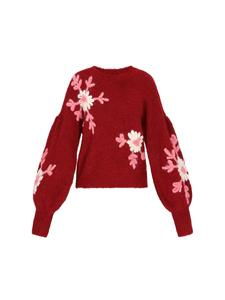 Женский свитер бордового цвета myMo