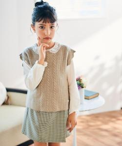 Юбка-саронг в клетку «гусиная лапка» (100–140 см)