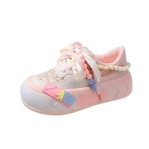 TAFN Женские лоу-топ скейтборд кроссовки розовые, цвет Pink