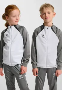 Детская тренировочная куртка hmllead 2.0 track zip Hummel, White/Steel Gray