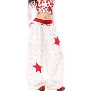 NEVER RULE Повседневные брюки Unisex White Moderate Wide Leg