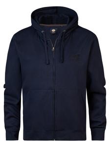 Толстовка с капюшоном на молнии Petrol Industries, темно-синий