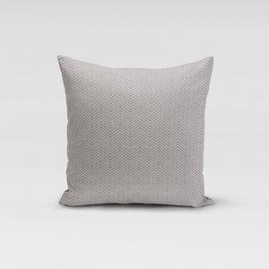 КРАСИВАЯ ЖИЗНЬ. Чехол на подушку зигзаг дымчато-серый разные размеры размер 70х70см (ВхШ) размер 70х70см (ВхШ) Schöner-Leben