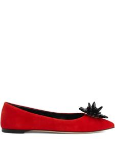 Балетки Valliee Giuseppe Zanotti, красный