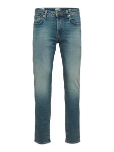 Джинсы SELECTED HOMME Slim fit Jeans Leon, синий деним