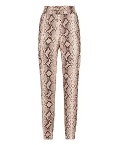 Атласные брюки-карго pitone Philipp Plein, бежевый