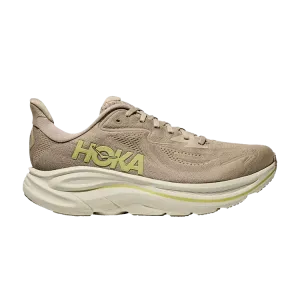 Кроссовки HOKA Clifton 10 'Raw Linen Stone', серый