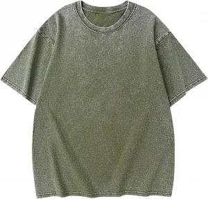 Мужская футболка Vintage с коротким рукавом и круглым вырезом