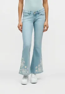 Расклешенные джинсы hermosa Hollister Co., Light-Blue Denim