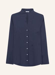 Блузка с воротником-бокалом Seidensticker, синий