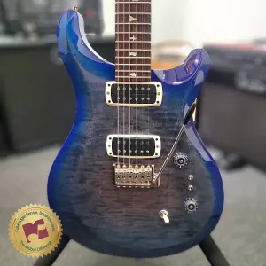 PRS 112819GW S2 Custom 24-08 Двойной вырез Электрогитара (выцветший серый, черный, синий Берст)