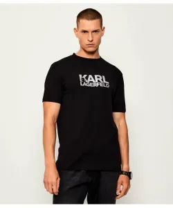 Футболка Regular fit Karl Lagerfeld, черный