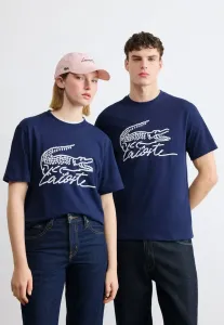 Футболка унисекс с принтом Lacoste, Navy Blue
