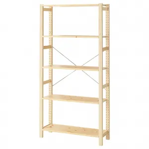 Стеллаж, сосна, 89x30x179 см, IVAR IKEA