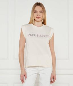 Футболки Regular fit Patrizia Pepe, экрю