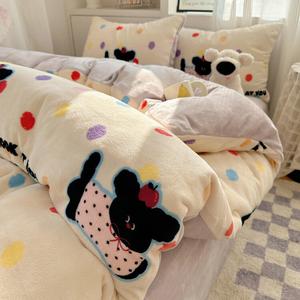 Disney Простыня 180x220 см, пододеяльник 1-спальный, F-Strawberry Dog, терморегуляция, комфорт