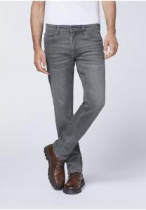 Джинсы Straight Leg Oklahoma Jeans, серые б/у