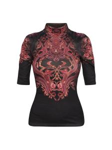 Блуза JIORO SIGNATURE  PAISLEY, черный