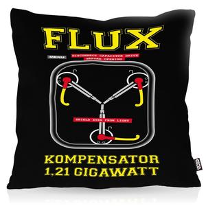 Чехол на подушку с компенсатором VOID Flux, полиэстер, водонепроницаемый, для игры в помещении, на открытом воздухе, для геймера, путешествие в будущее, назад во времени, цвет: черный, размер подушки: 40 x 40 см