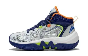 Детские баскетбольные кроссовки GS High-top Blue Lining Young