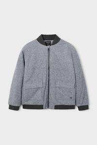 Детская куртка-бомбер Mayoral, серый