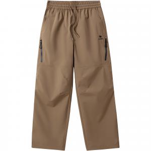 Мужские реверсивные карго-штаны для походов Outdoor Hiking, устойчивые к истиранию, ветрозащитные, водоотталкивающие, свободного кроя, с эластичными манжетами CAMEL, papaya коричневый