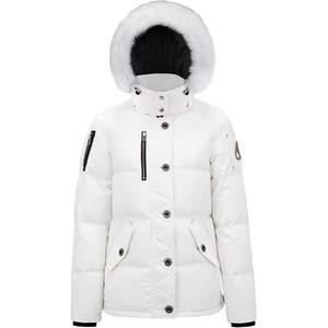 Оригинальная куртка с капюшоном Neoshear 3Q Moose Knuckles, белый