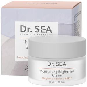 Увлажняющий осветляющий крем, neoglow и витамин c spf15, 50 мл Dr.Sea Basic