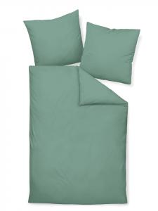Traumschloss Постельное белье Mako из атласа, однотонное, шалфейно-зеленого цвета