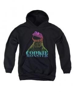 Молодежная толстовка с капюшоном Cm Halftone Sesame Street, черный