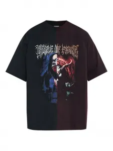 Футболка с графичным принтом Vetements, черный