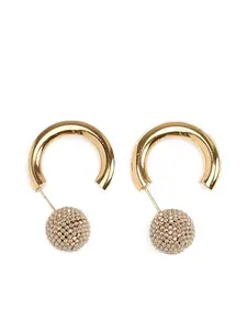 Серьги-кольца с бусинами Fabiana Filippi, золотой