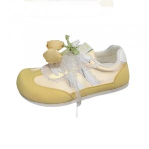 Низкие повседневные туфли женские Boldi Kuki, Yellow