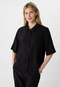 Блузка на пуговицах comma casual identity, черный
