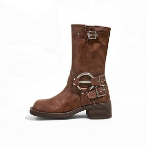 Женские ботинки A poinsettia princess, коричневый