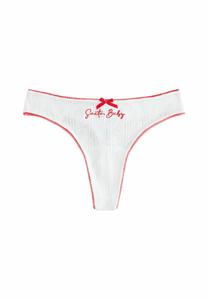 Трусы Next EMBROIDERED SANTA POINTELLE KNICKERS , White