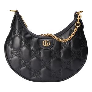 Сумка gg matelasse small shoulder bag 'black' Gucci, черный