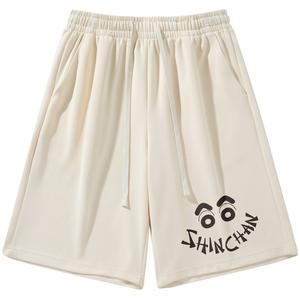 Повседневные шорты унисекс Crayon Shinchan, светлый хаки