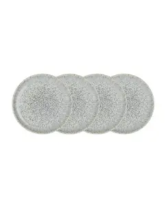 Тарелки Halo Speckl среднего размера, набор из 4 шт. Denby, blue/gray