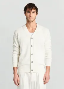 Кардиган с v-образным вырезом и пуговицами Calliope, Bianco Lana